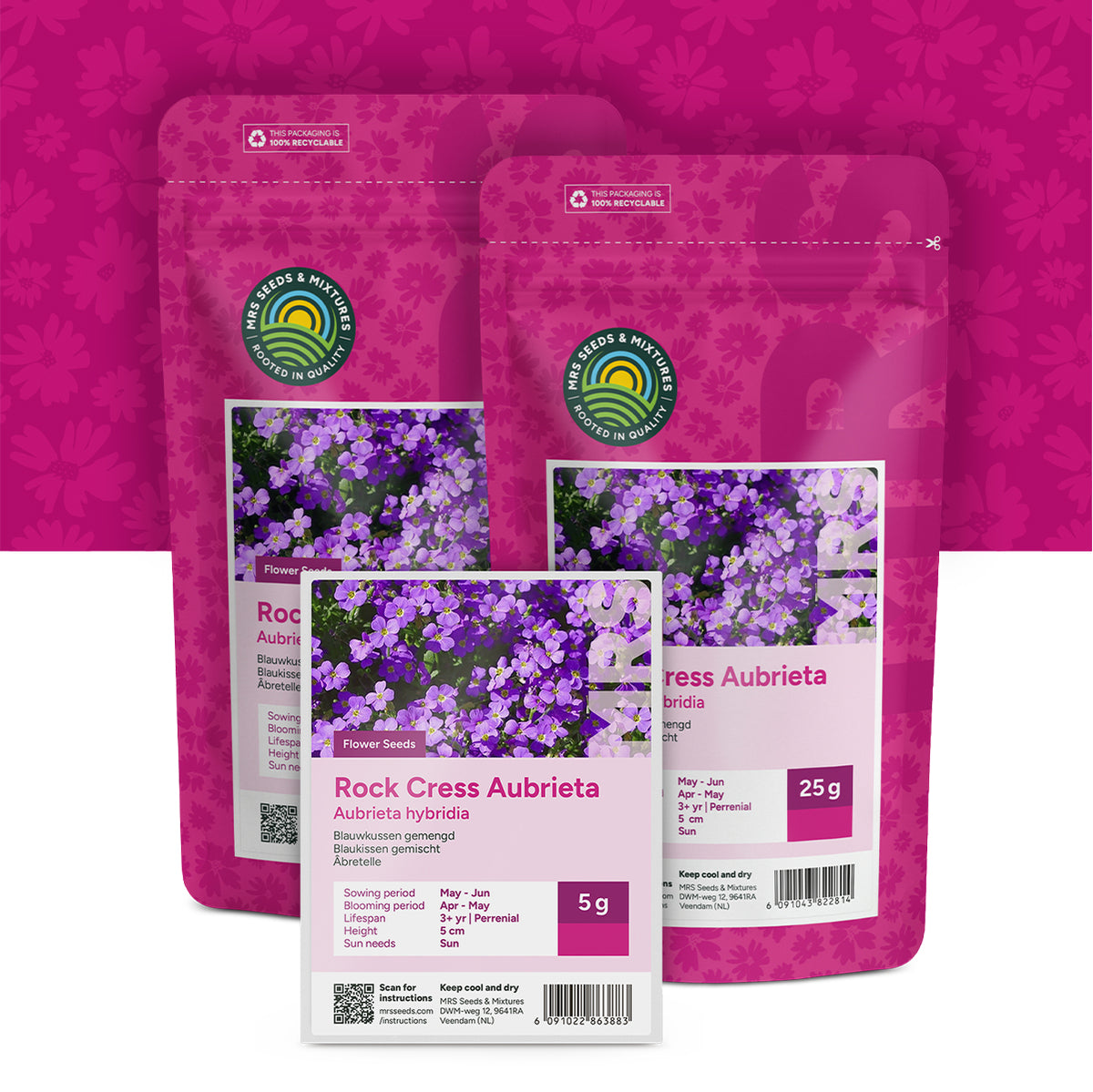 Blaukissen – Aubrieta hybridia mix