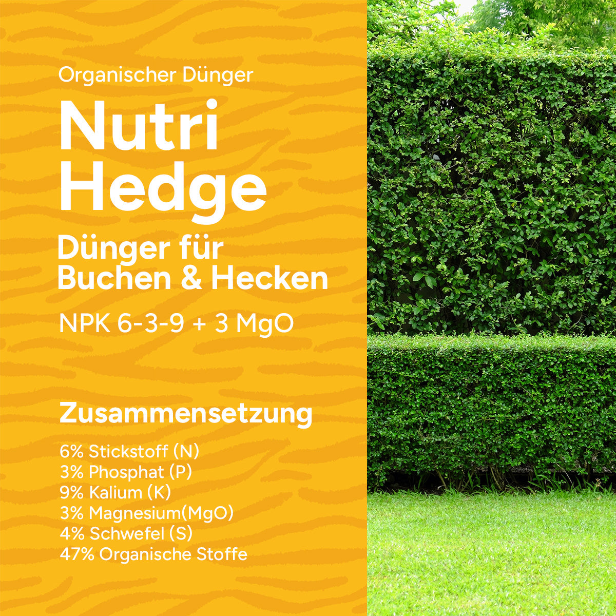 MRS Seeds & Mixtures Nutri Hedge – Organischer Dünger für Buchen und Hecken 18 kg [de]
