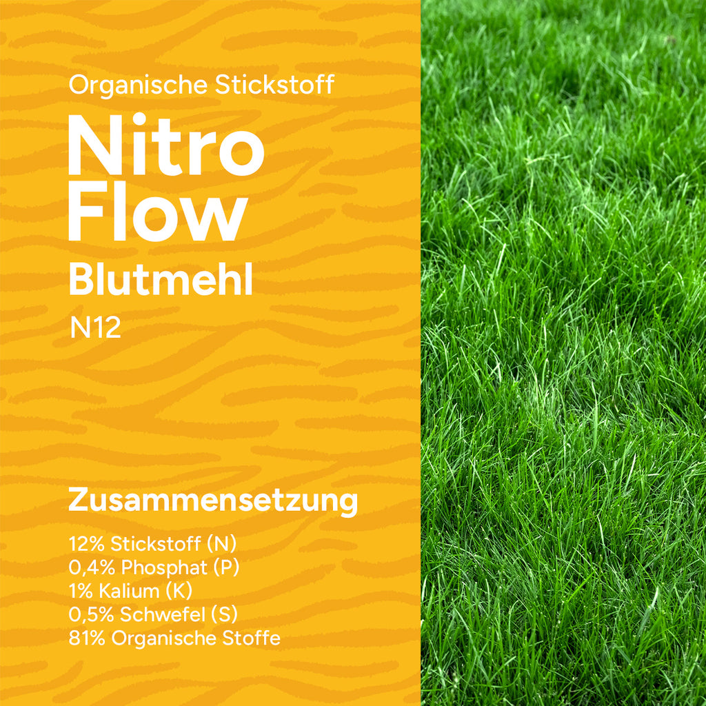 MRS Seeds & Mixtures Nitro Flow – Blutmehl | 18 kg -  360 m² [de]