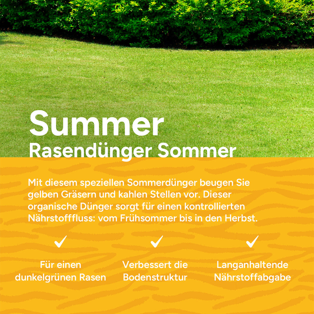 MRS Seeds & Mixtures Summer - Organischer Sommerdünger | 18KG-360m2 [de]