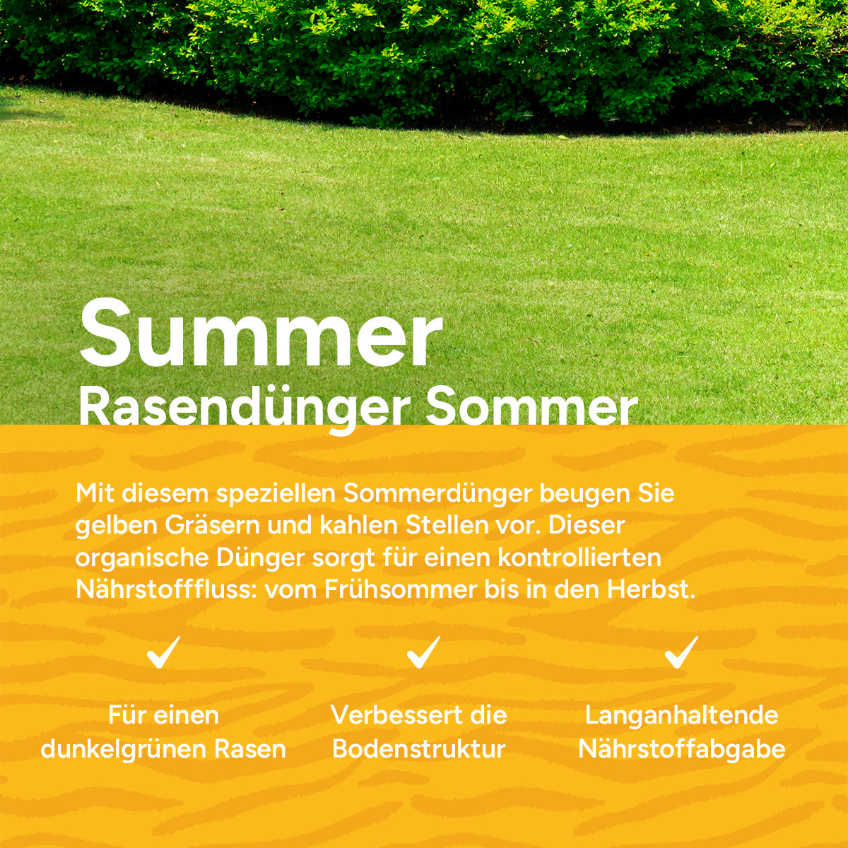 MRS Seeds & Mixtures Summer - Organischer Sommerdünger | 18KG-360m2 [de]