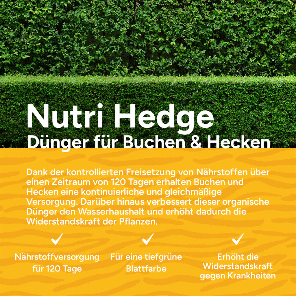 MRS Seeds & Mixtures Nutri Hedge – Organischer Dünger für Buchen und Hecken 18 kg [de]