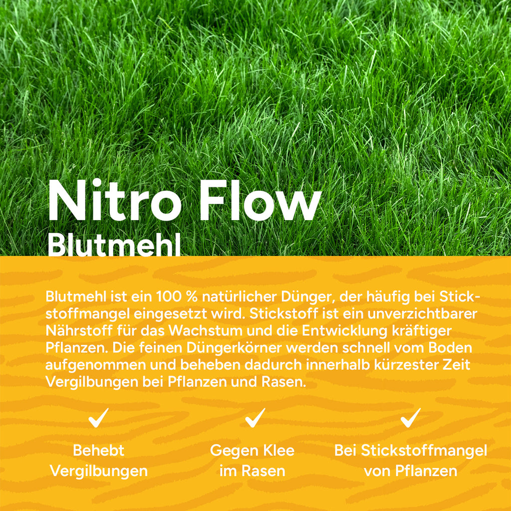 MRS Seeds & Mixtures Nitro Flow – Blutmehl | 18 kg -  360 m² [de]