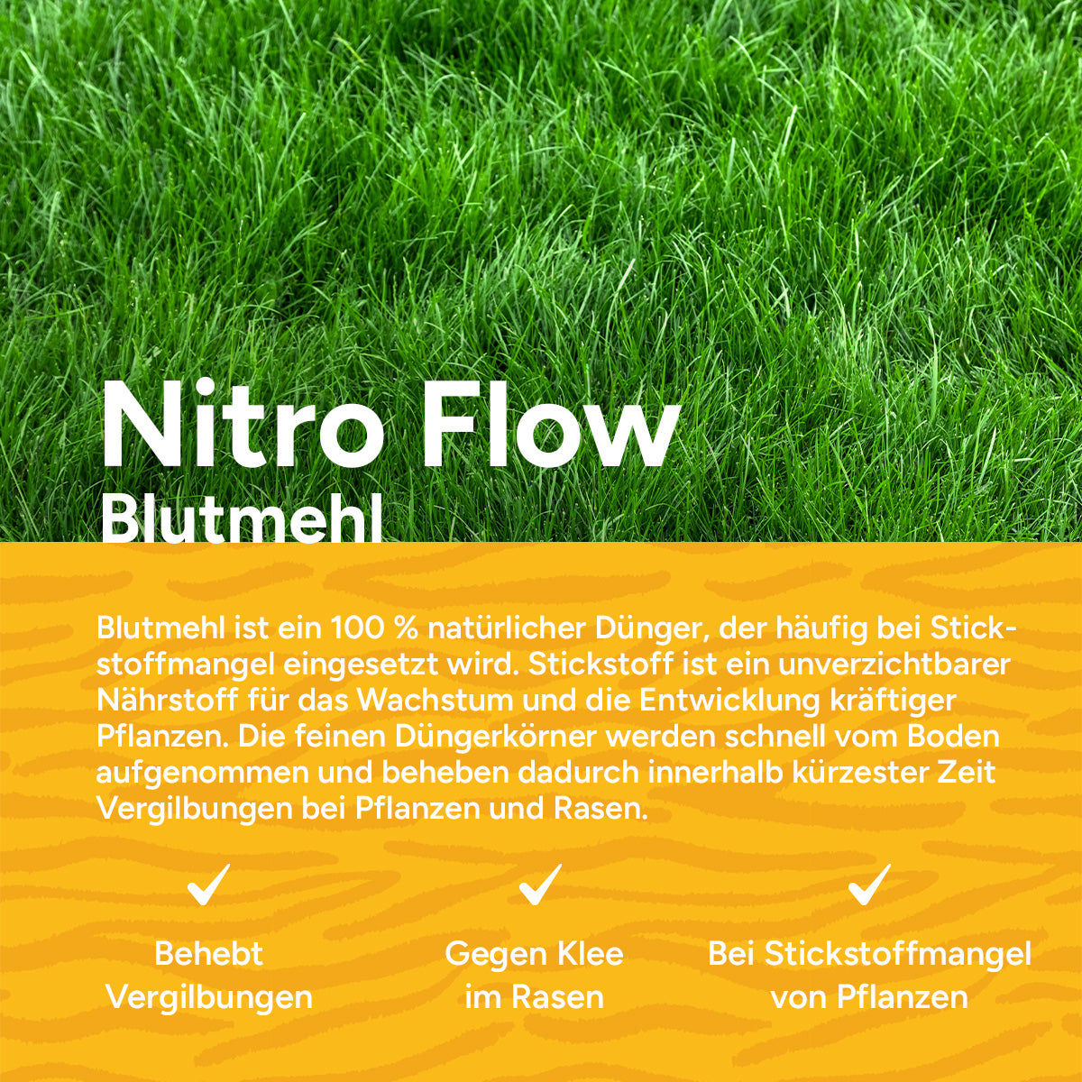 MRS Seeds & Mixtures Nitro Flow – Blutmehl | 18 kg -  360 m² [de]