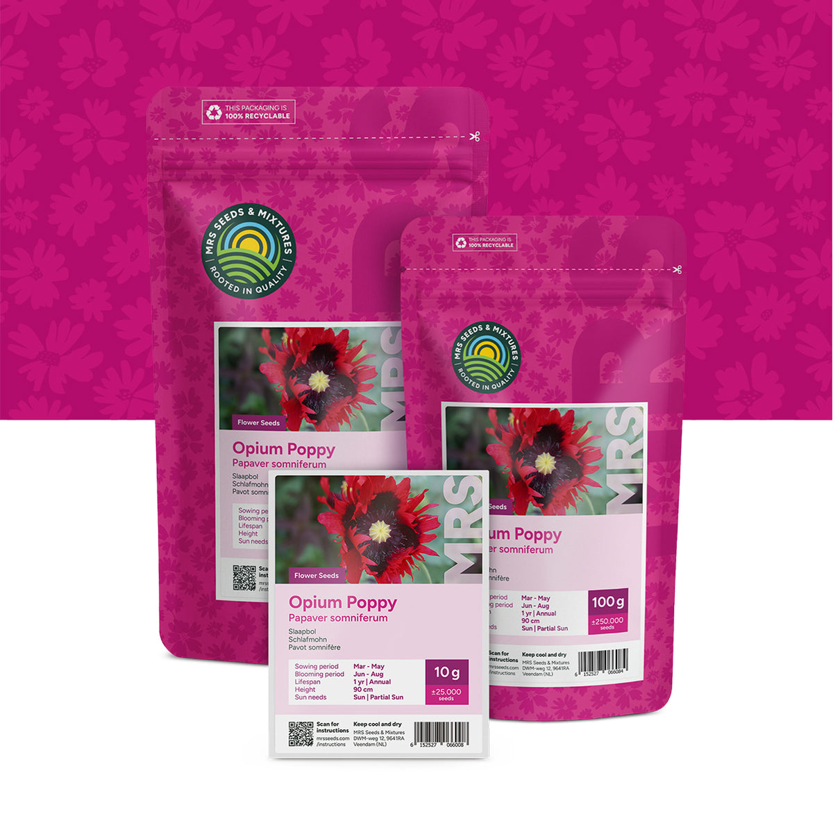 Schlafmohn (gemischt) – Papaver Somniferum