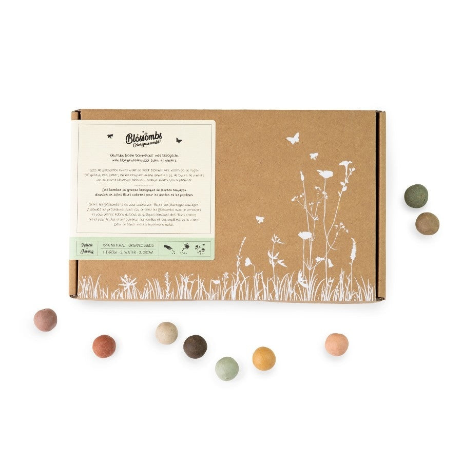 Blossombs Giftbox Large Saatgutkugeln - 9 Stück [de]
