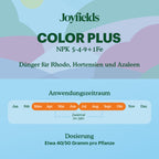Joyfields Color Plus – Dünger für Rhodo, Hortensien und Azaleen [de]