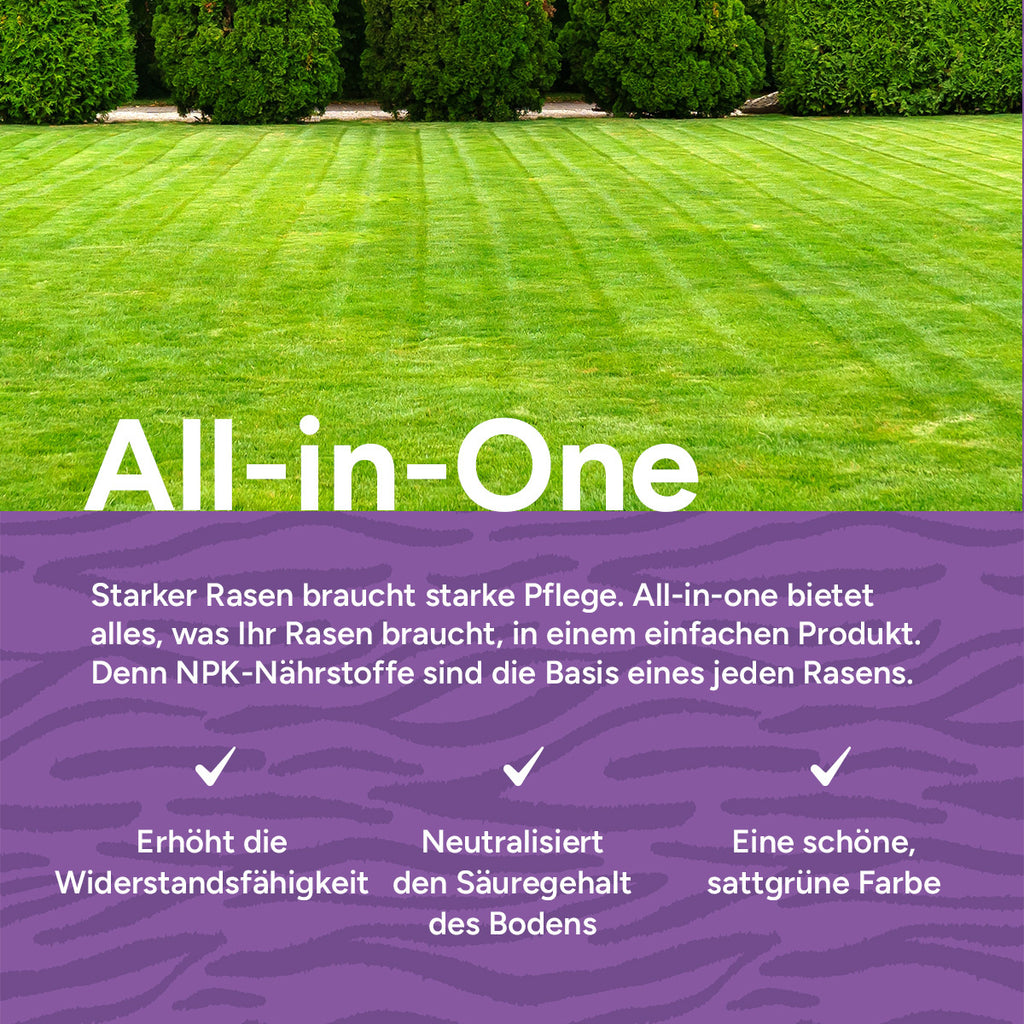 MRS Seeds & Mixtures All-In-One - Rasendünger mit Kalk | 20KG-500m2 [de]