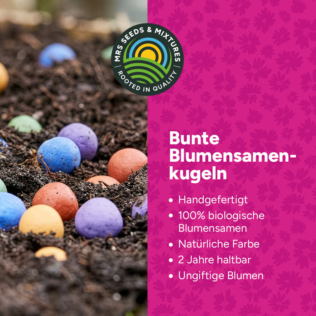 MRS Seeds & Mixtures Flower Bombs - Samenbomben mix - Frohe Feiertage! [de]