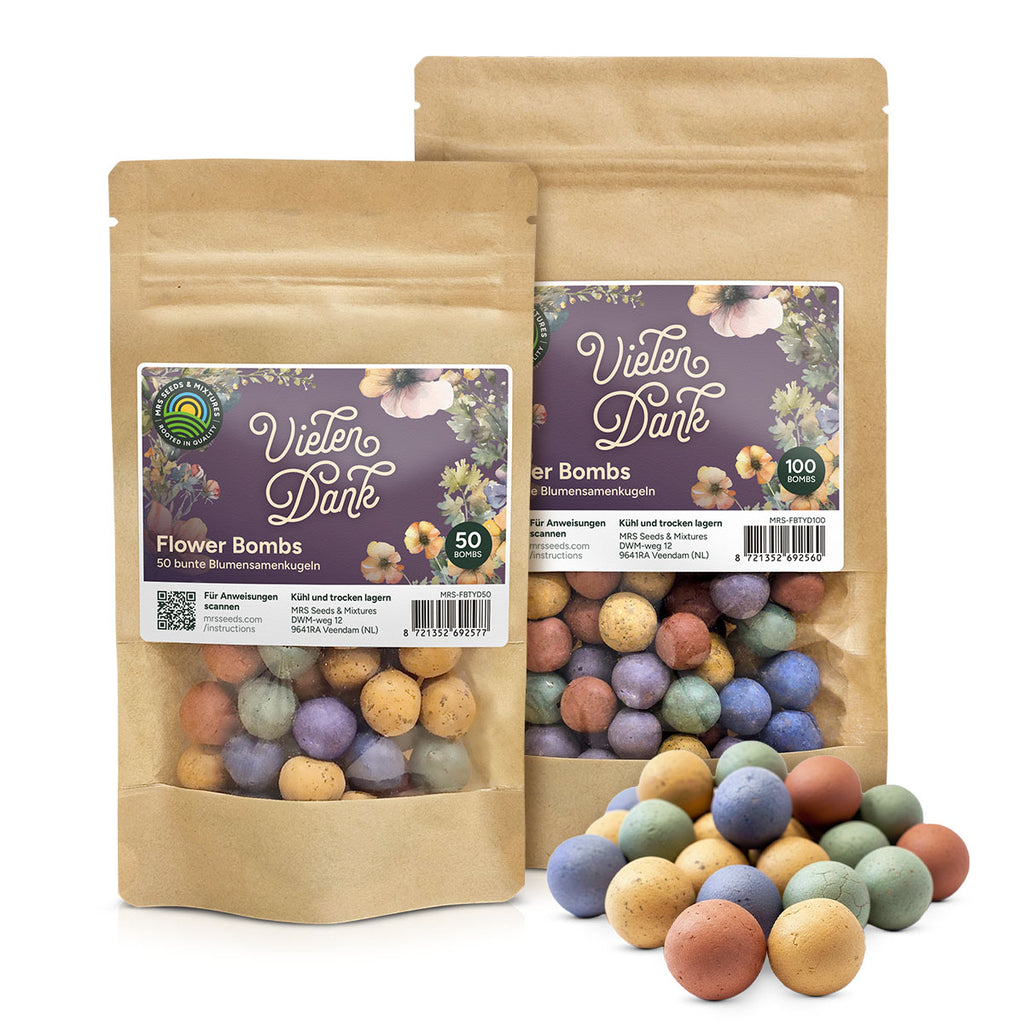 MRS Seeds & Mixtures Flower Bombs - Samenbomben mix - Vielen Dank! [de]