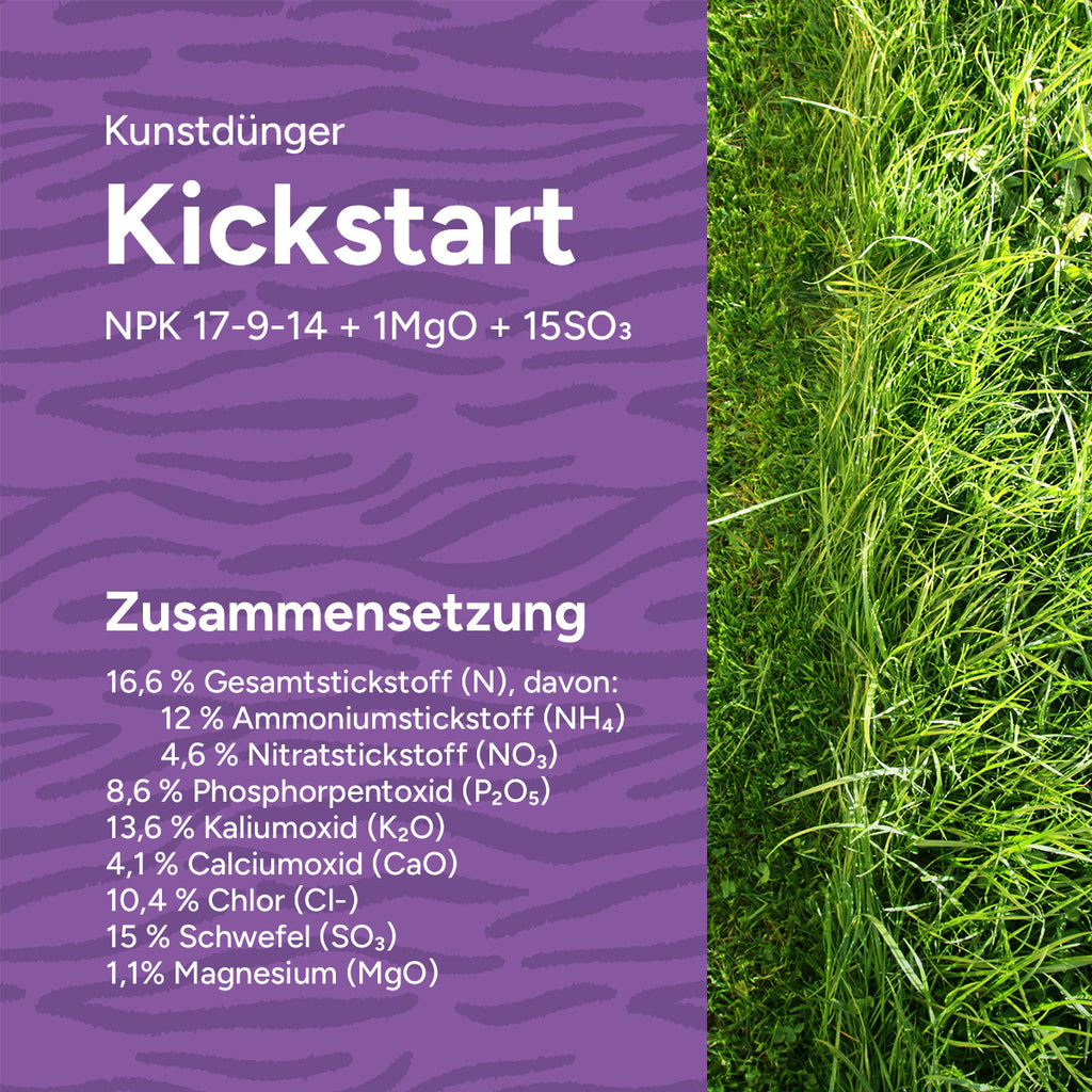 MRS Seeds & Mixtures Kickstart - Rasendünger Frühjahr | 20KG-500m2 [de]