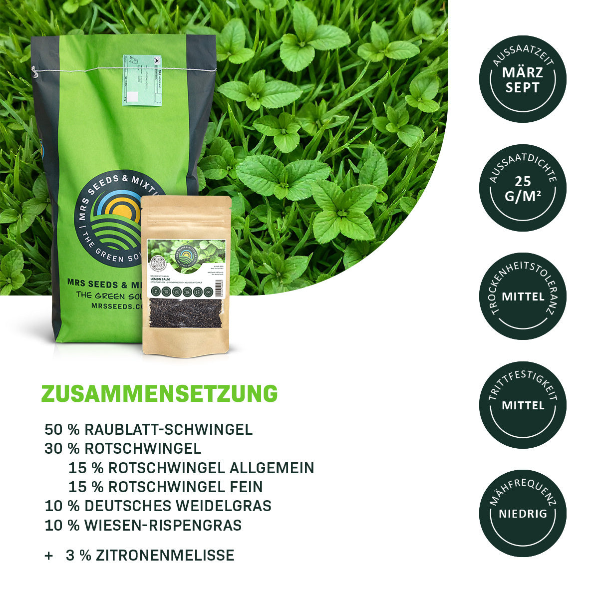 MRS Seeds & Mixtures Lemon Lawn - Mückenschutz-Rasen [de]