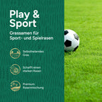 MRS Seeds & Mixtures Play & Sport Premium - Rasensaat für einen Spielrasen 10 kg [de]