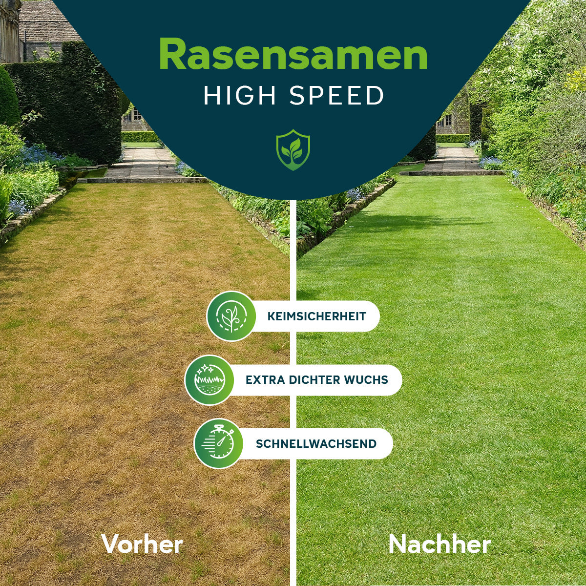 Sowgood Rasensamen Sport und Spiel 10 kg - 500 m² [de]